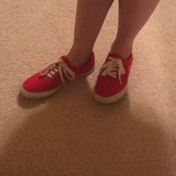 Mossimo Supply Co. Shoes - Red slip on sneakers